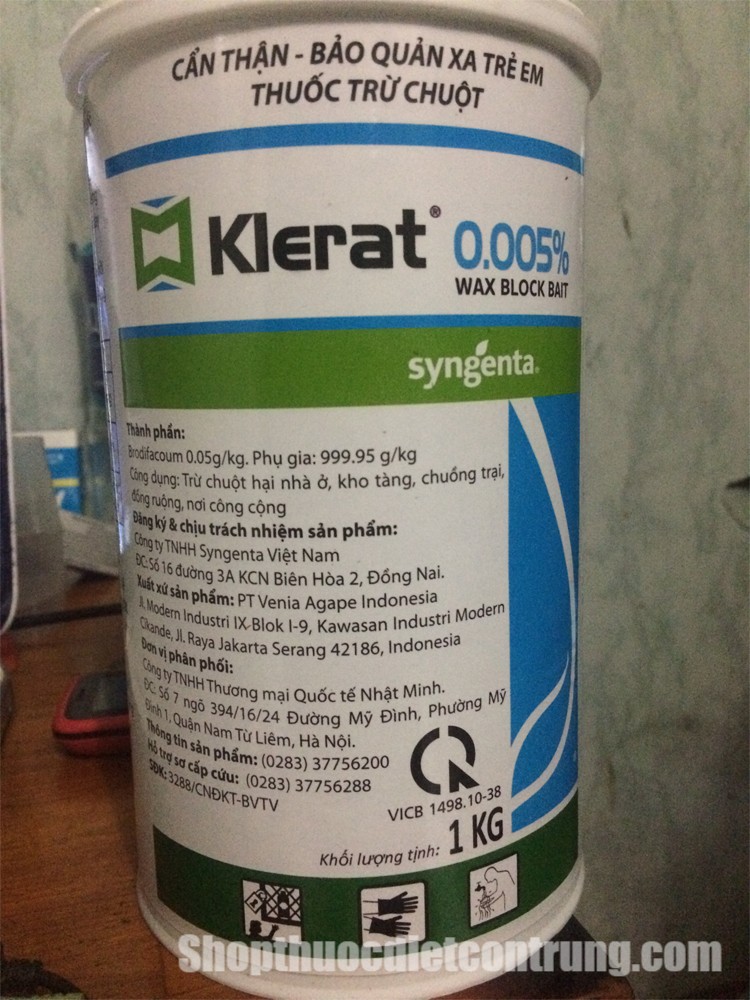 Thuốc diệt chuột Klerat