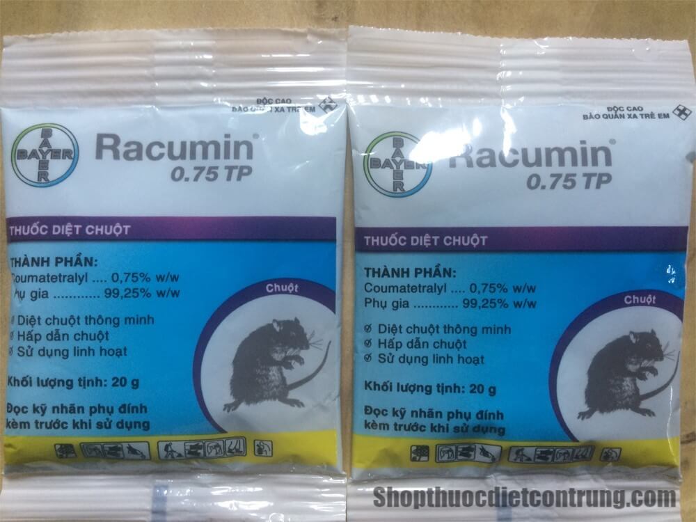 Racumin - Thuốc diệt chuột thông minh nhập khẩu Đức Thuốc diệt chuột Racumin