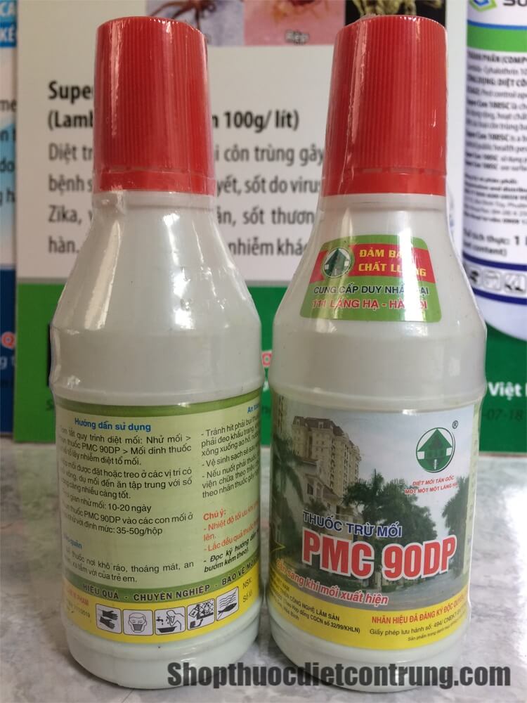 Thuốc trừ mối pmc 90dp bột chai 100g