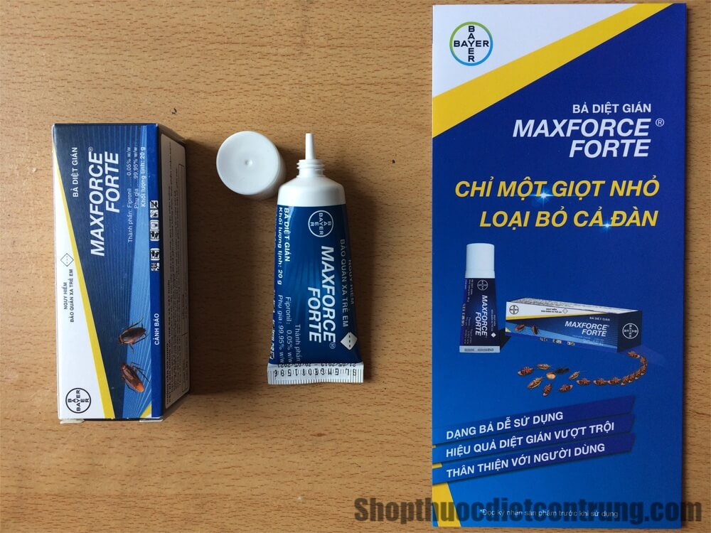 bả diệt gián tận gốc maxforce forte gel 20g