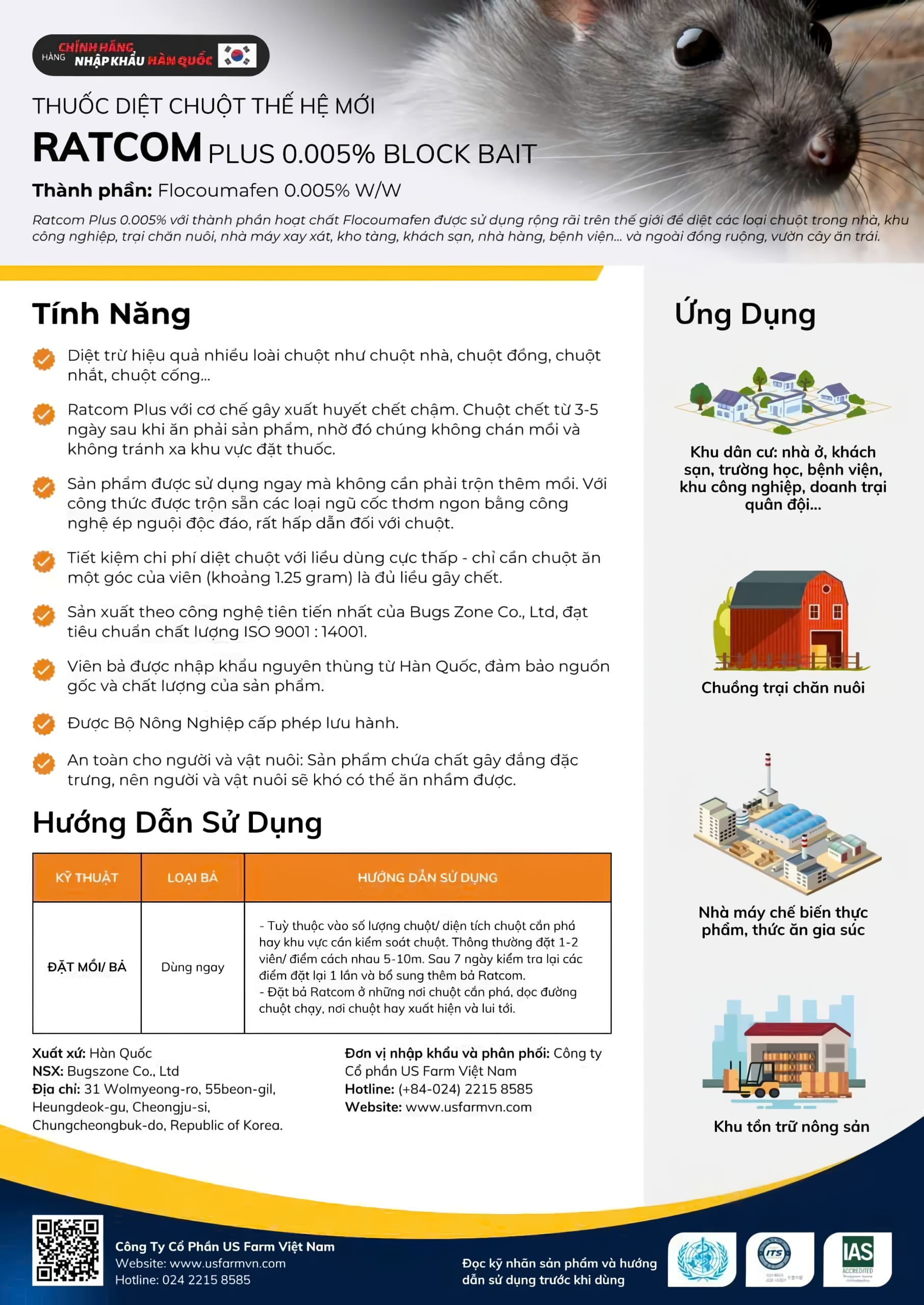 Thuốc Diệt Chuột Ratcom