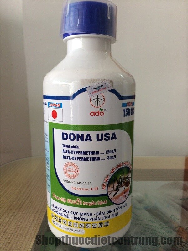 thuốc diệt muỗi côn trùng dona usa 150sc